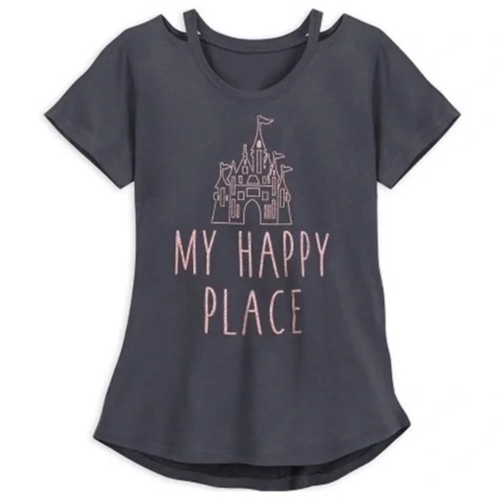 NWT Disney Women's My Happy Place Shirt